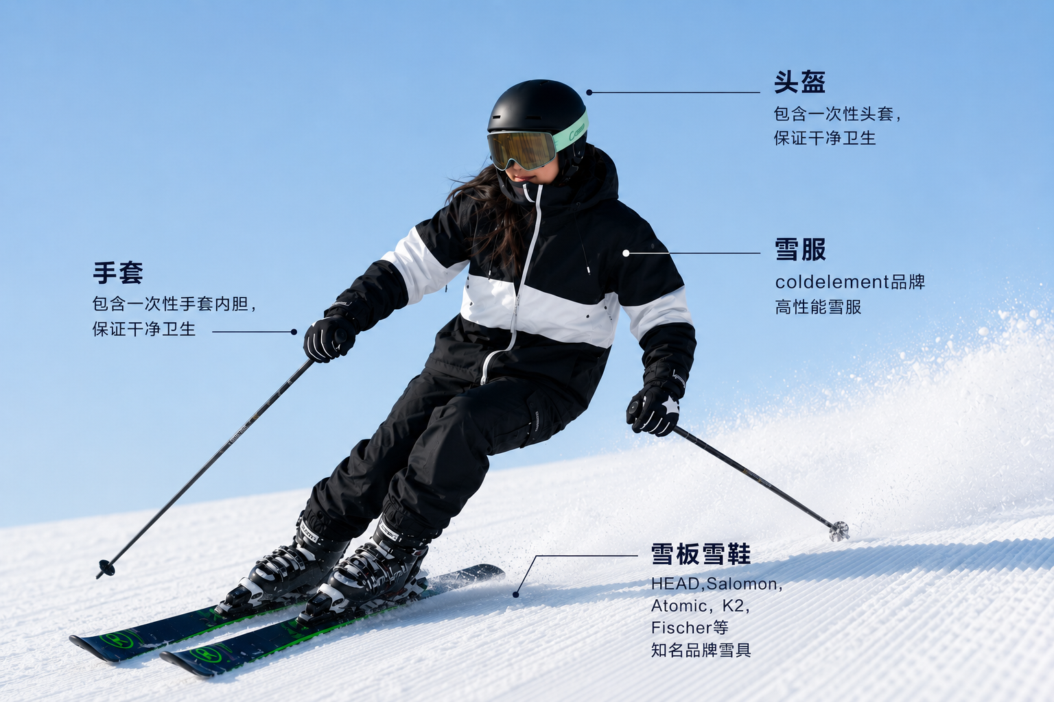雪服雪具装备展示